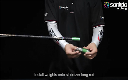 CBS006 Install Weights onto Stabilizer Side Rod onto Hero X10 Bow