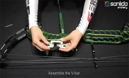 CBS002 Install the V-bar and Side Rod onto Hero X10 Bow