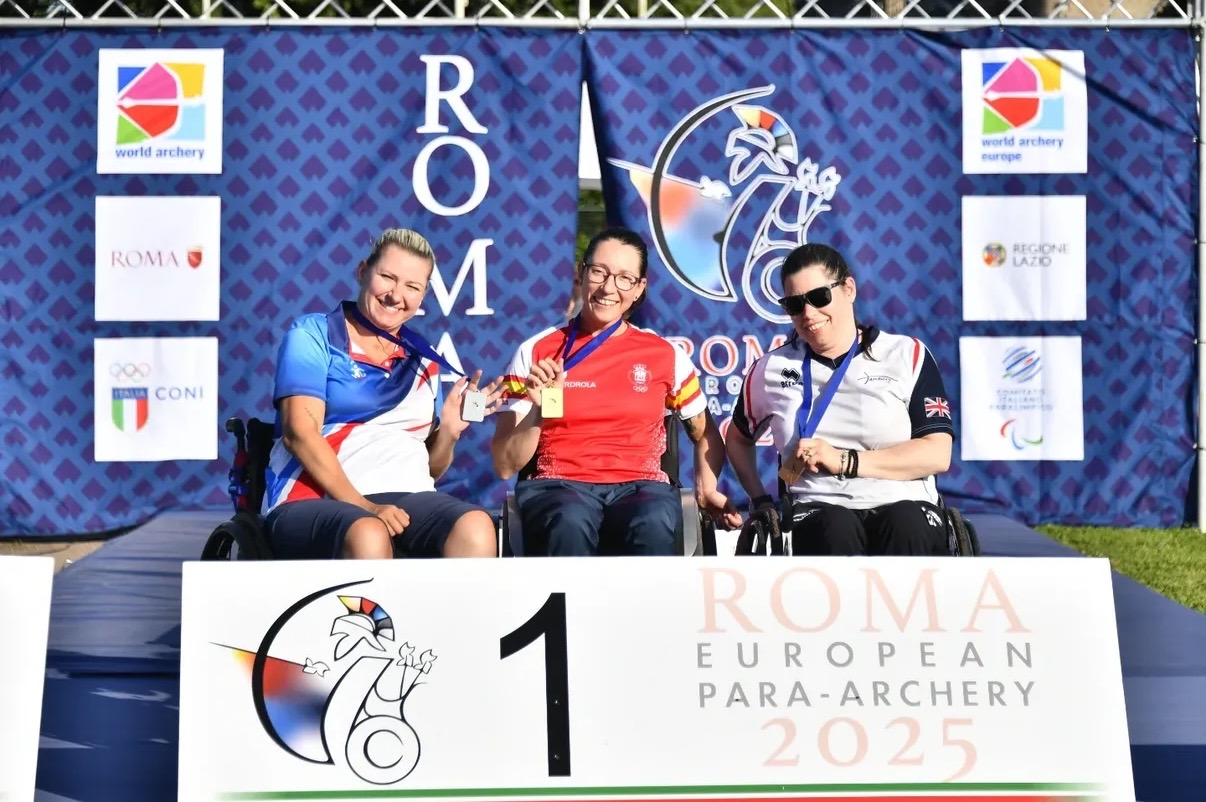 Fernandez Strikes Gold with Sanlida Hero 10II at Roma 2025 European Para-Archery